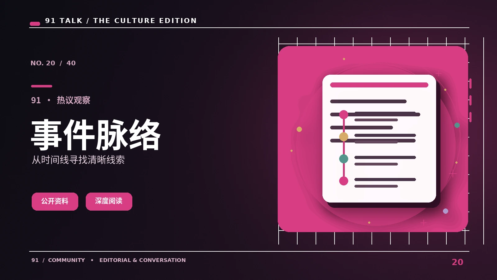 突发网络消息的时间线应该怎么读
